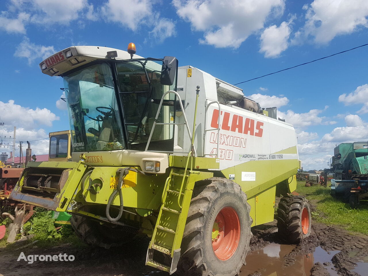 atsarginė dalys grūdų kombaino Claas LEXION 480