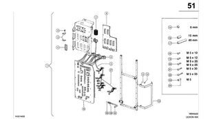 elektros instaliacija Claas KABEL ADAPTERA (Centrala elektryczna (pły 0000154280 grūdų kombaino Claas Lexion 600
