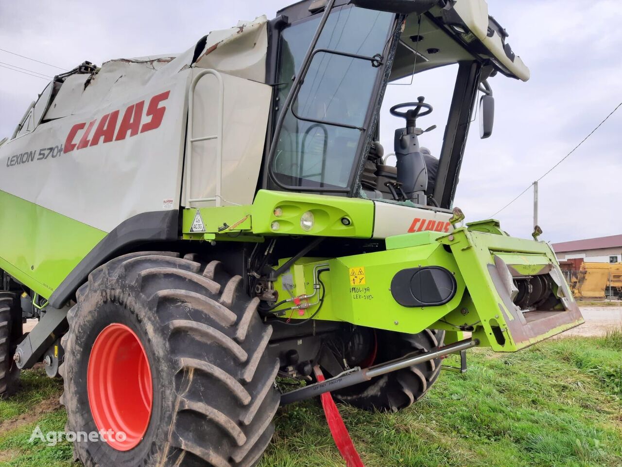 navigacijos sistema Claas GPS PILOT grūdų kombaino Claas lexion 570