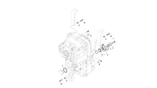 sąvarža John Deere 9470RX YZ502358 ( vikšrinio traktoriaus John Deere 9470RX