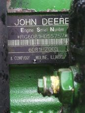 variklis John Deere 6081HZ003 RG6081H055757 grūdų kombaino John Deere 2256