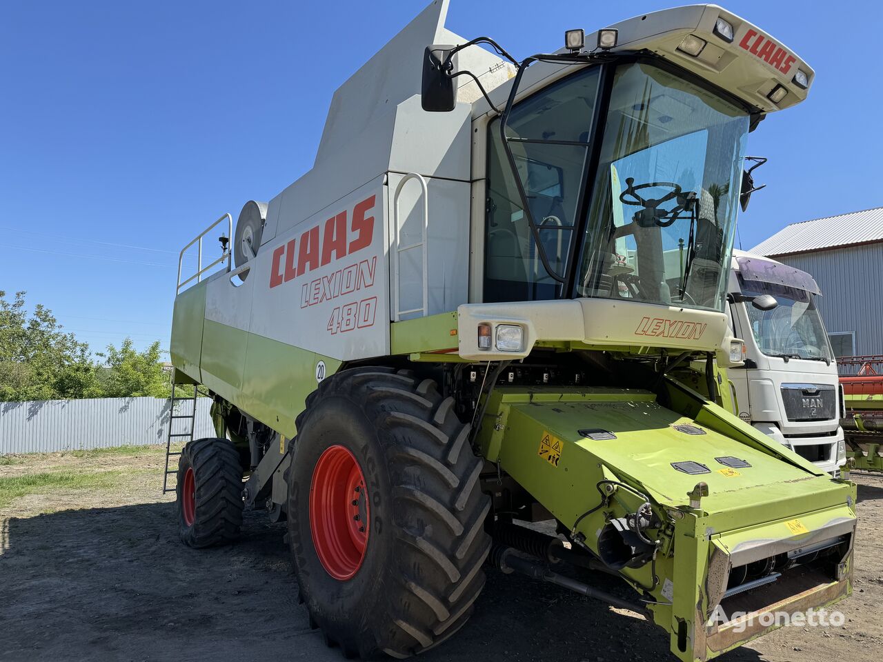 grūdų kombainas Claas Lexion 480