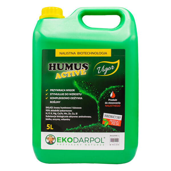 naujas augalų stimuliatorius Humus Active Vigor 5l