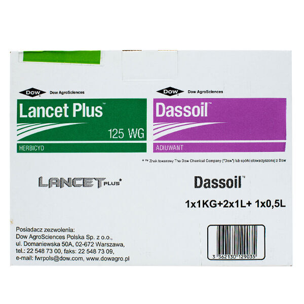 новый гербицид Lancet Plus 125 Wg 1kg + Dassoil 2,5l