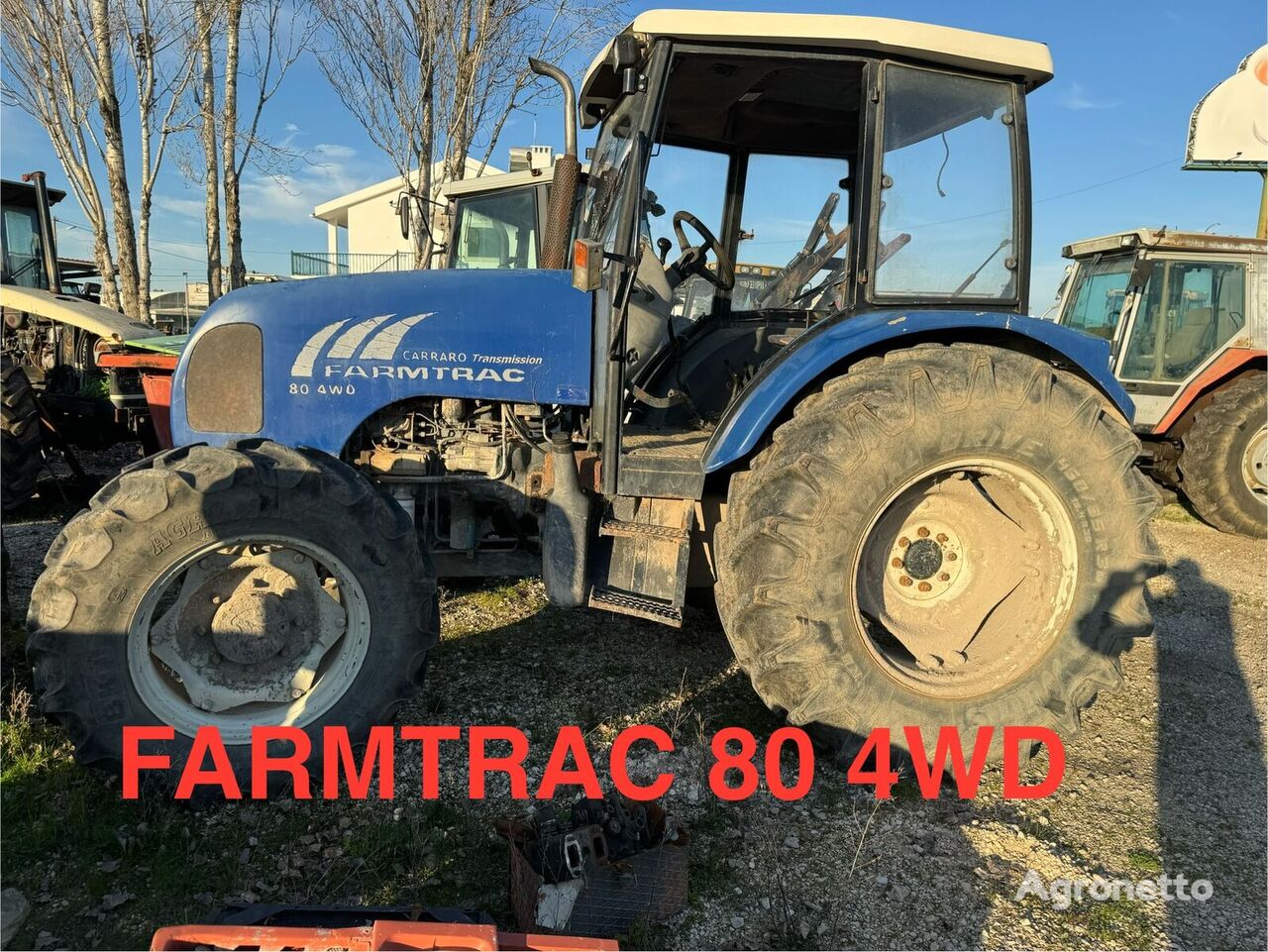 ratinis traktorius Farmtrac 80 4W
