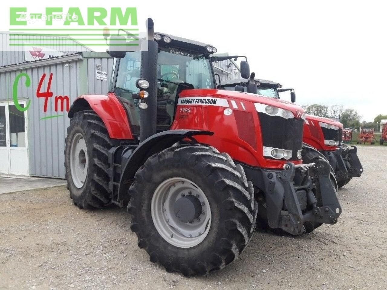 ratinis traktorius Massey Ferguson 7724 dvt exclusive