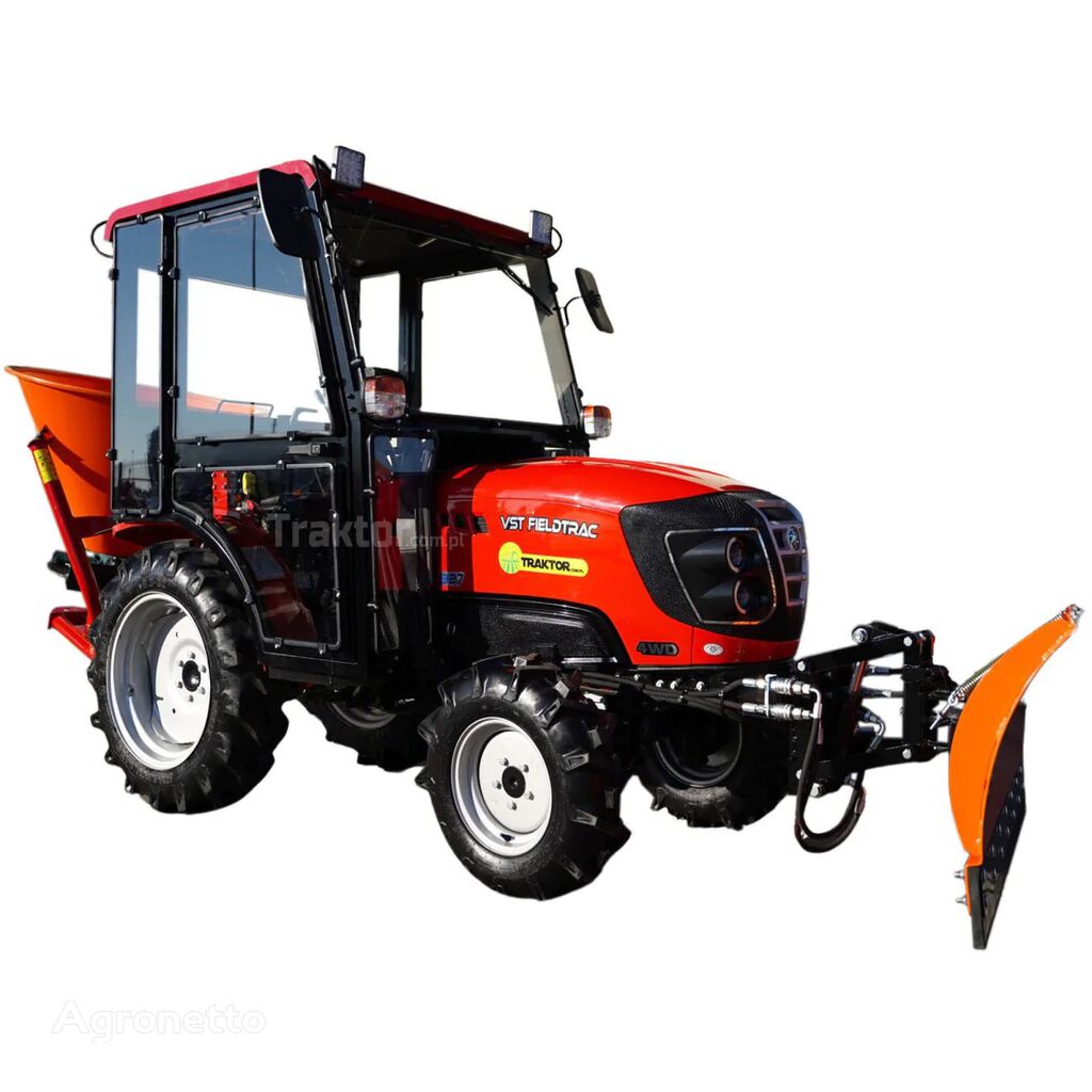 ratinis traktorius VST Fieldtrac 927D 4x4 - 24KM / CAB + pług do śniegu hydrauliczny +