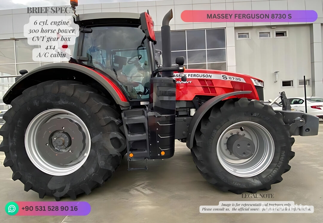 трактор колесный Massey Ferguson 8730 S