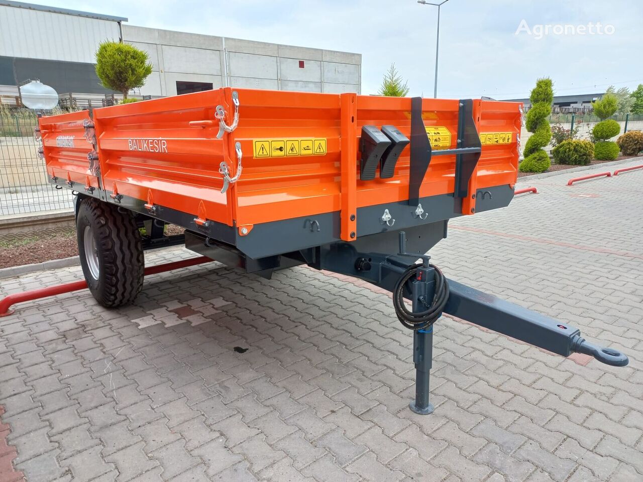 naujas traktoriaus priekaba Erdallar SINGLE AXLE 3-SIDE TIPPING TRAILER RMK-40-13