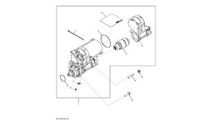 стартер для трактора колесного John Deere 8345R